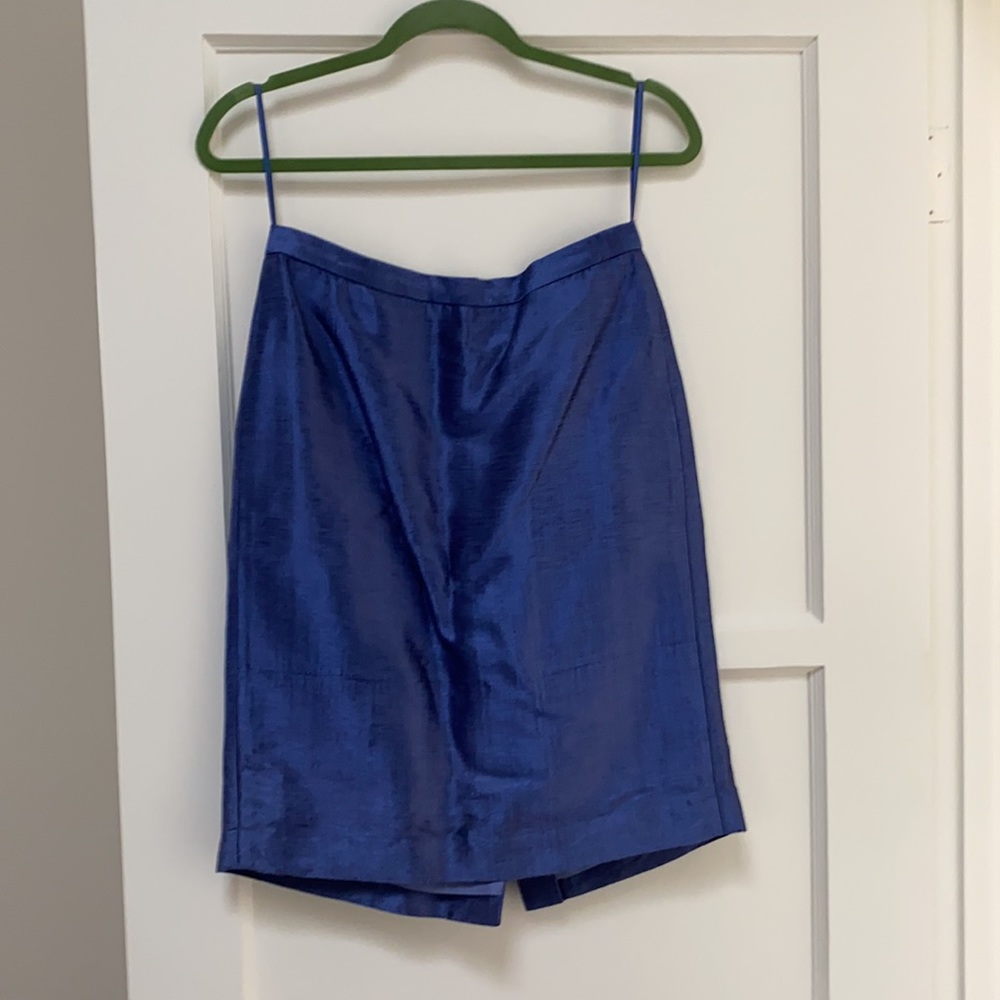 Albert Nipon Stunning Elegant Blue Suit Size 2 - image 8